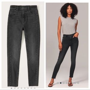 Abercrombie & Fitch | High Rise Lace Up Skinnies